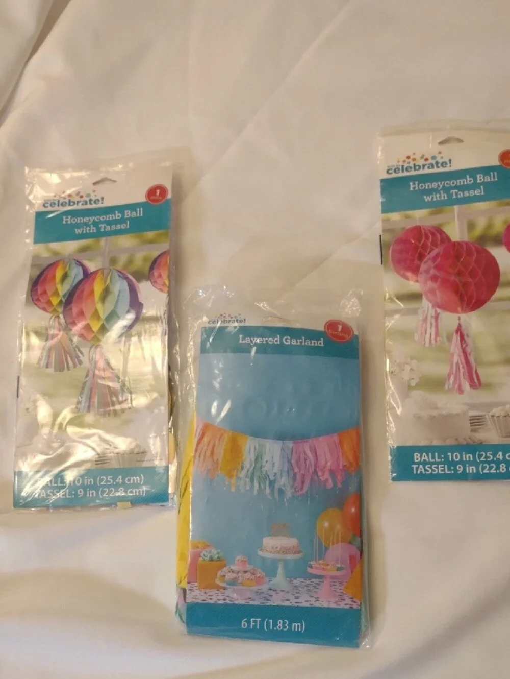 Bundle Of New Birthday Party Decorations & Goodies - Multicolor